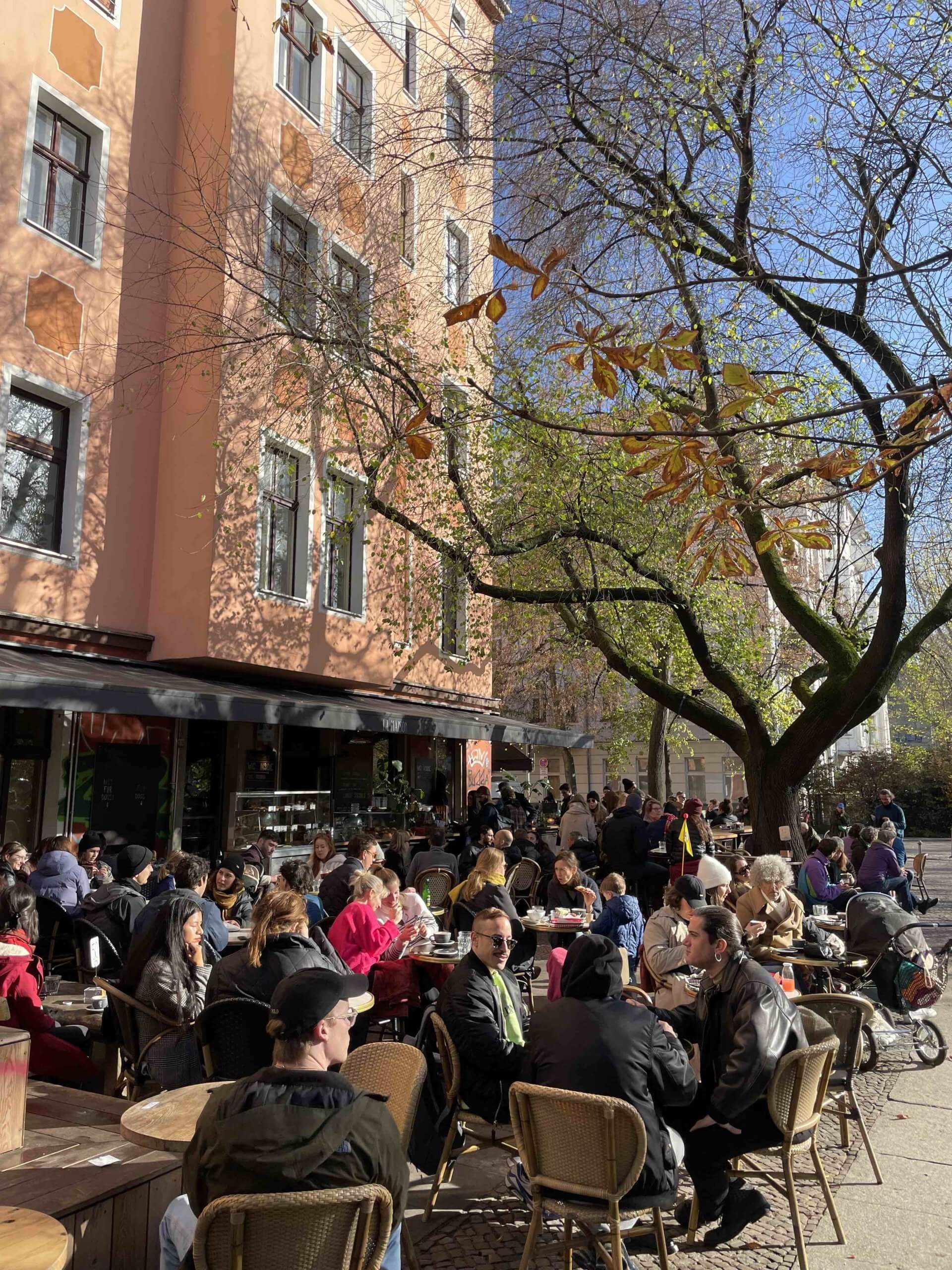 La Maison in Kreuzberg, Berlin and the terrace outside