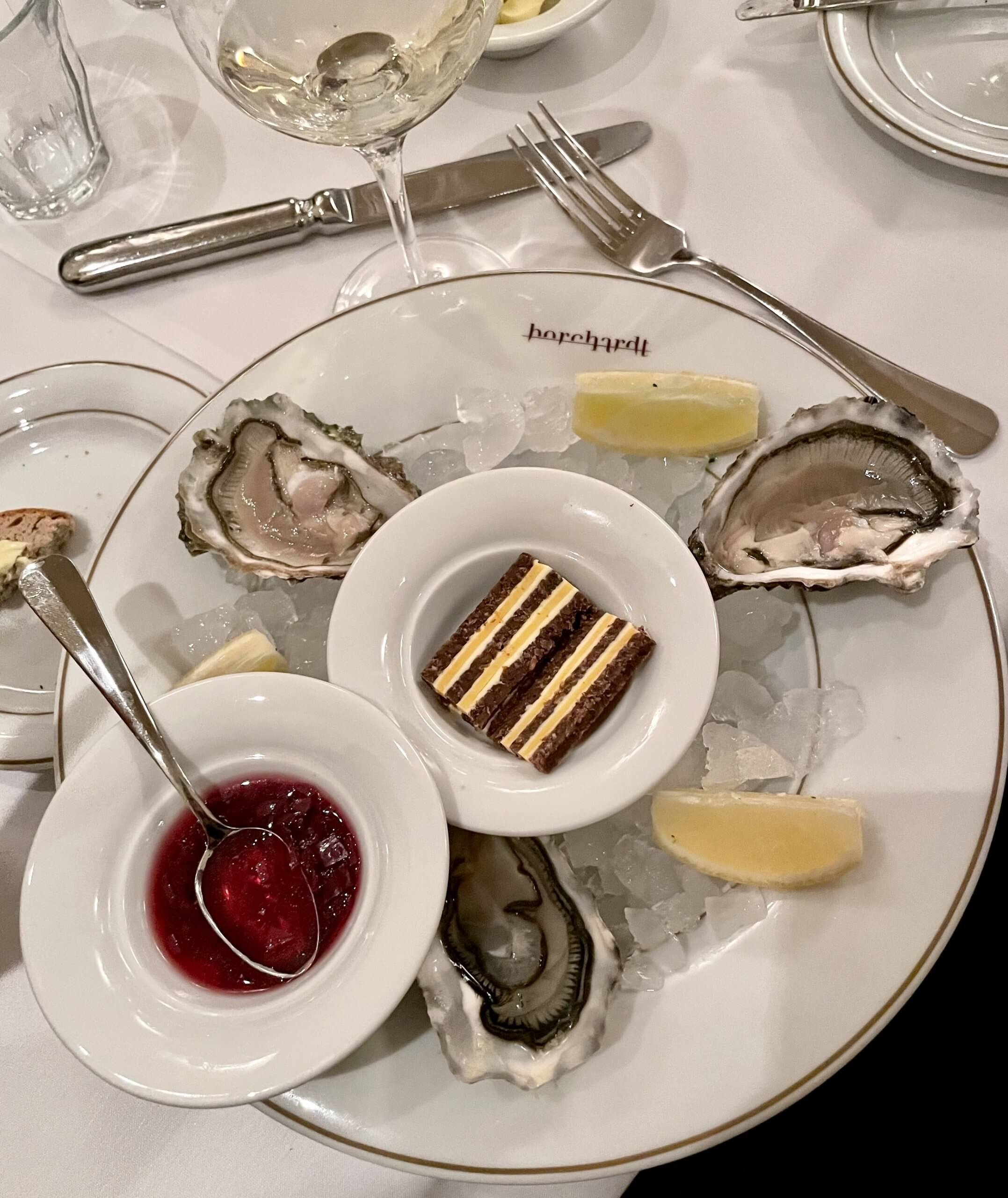 A dish at restaurant Borchardt Berlin.